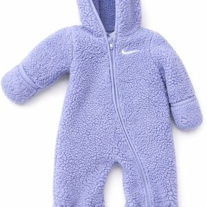 Nike Cozy Light Blue Fleece Footie